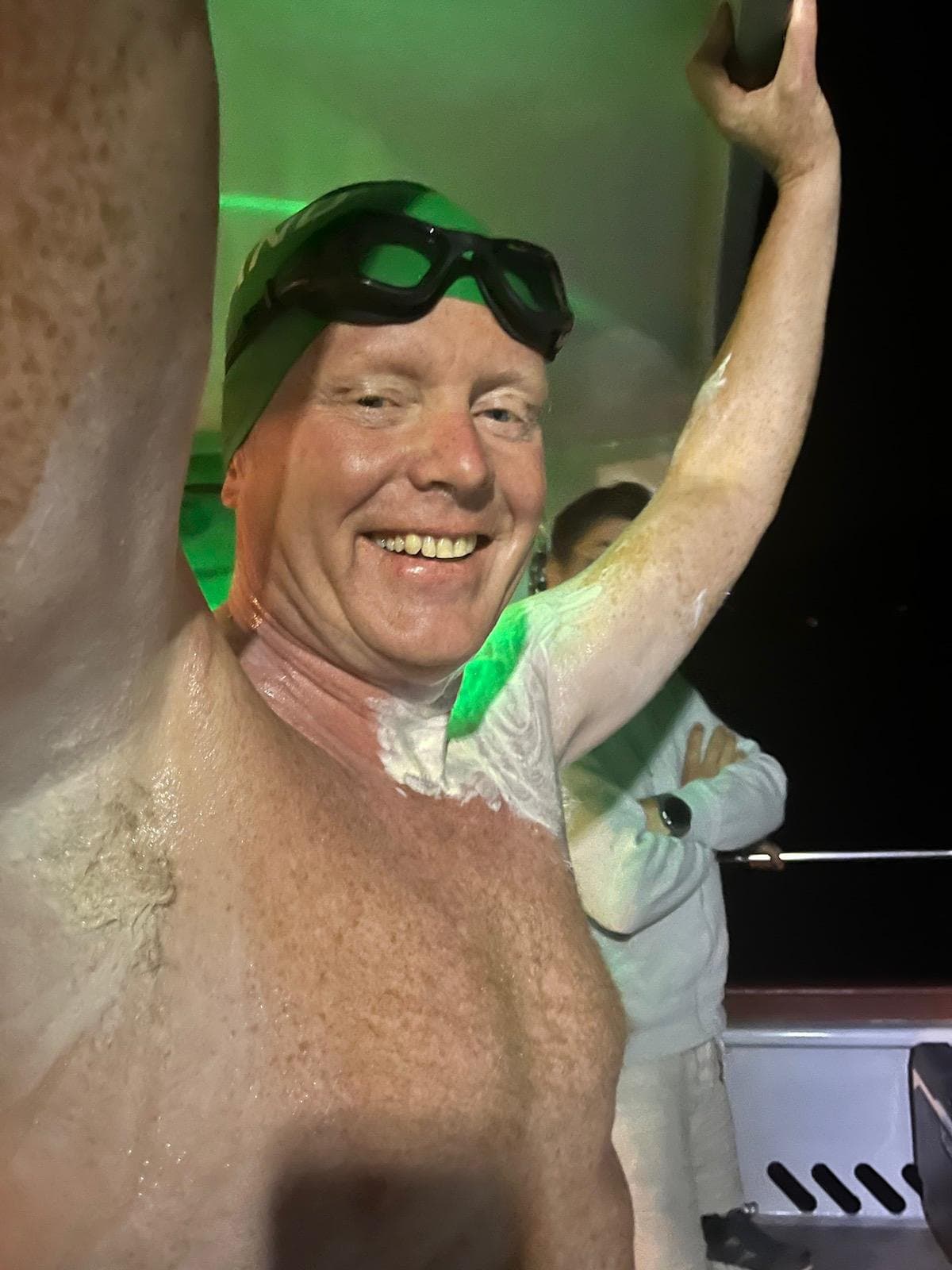 Ultra marathon swimmer
